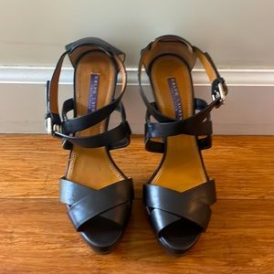Ralph Lauren Purple Label Equestrian Sandal Size 8.5